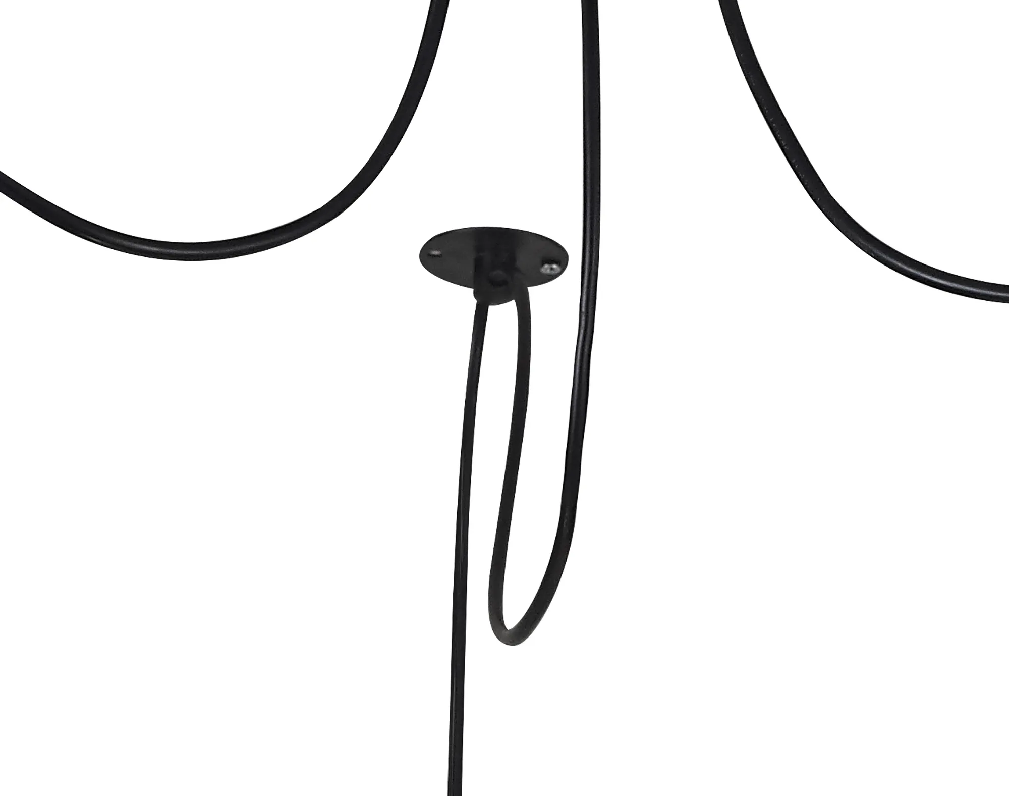 Dreifa 2m Spider/Multiple Pendant, 3 x E27, Black D0630  Deco Dreifa Pendant